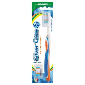 Silver Care Toothbrush Medium With Spare Head