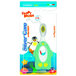 Silver Care Haapy Brush Kids Toothbrush Soft 6To36