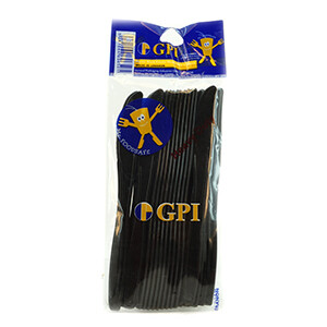 Gpi Plastic Knives Black 20 Pieces