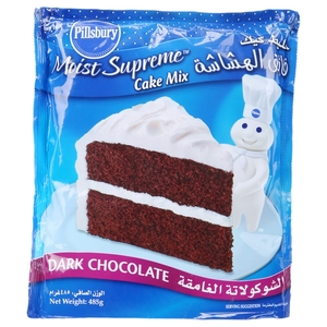 Pillsbury Cake Mix Dark Chocolate 485G