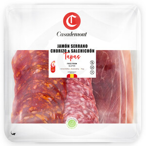 Casademont Tapas Chorizo Extra,Salchichon ,Jambon