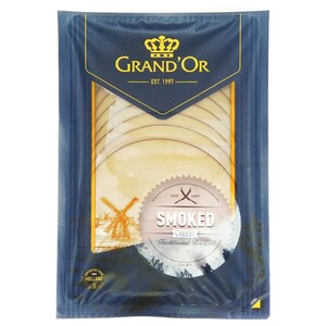 Grand'or Smoked Natural Cheese Slices 160G