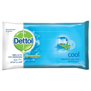Dettol Cool Antibacterial Skin Wipes 20 Sheets