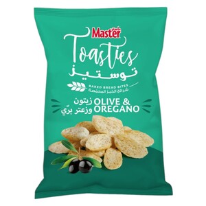 Master Toasties Baked Bread Olive & Oregano 32G