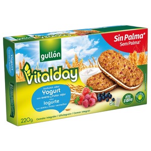 Gullón Vitalday Fruit Sandwich Yogurt 5 Pieces 220G