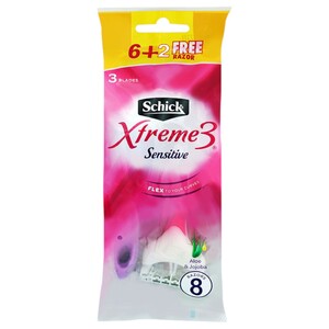 Schick Xtreme Iii Confort Plus 4Pcs Women 6+2