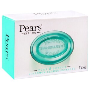 Pears Oil Clear & Glow Transparent Soap With Lemon Flower Extracts 125G