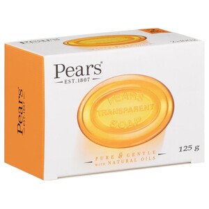 Pears Pure & Gentle Transparent Soap With Natural Oils 125G