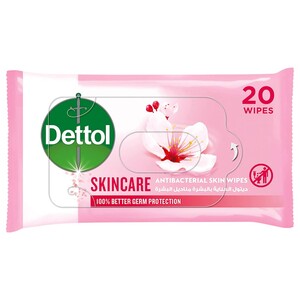 Dettol Skincare Antibacterial Wipes 20 Sheets