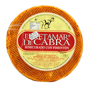 Retamar De Cabra Al Paprika Light Goat Cheese