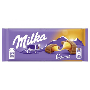 Milka Chocolate Bar Caramel 100G