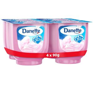 Danette Dessert Cotton Candy Flavour 4 X 90G