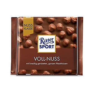 Ritter Sport Voll-Nuss Chocolate 100G