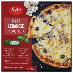 Byte Frozen Pizza Lebanese 235G