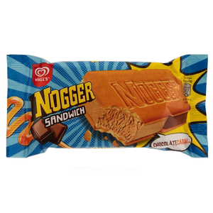 Wall's Nogger Sandwich Caramel Cocoa 145Ml
