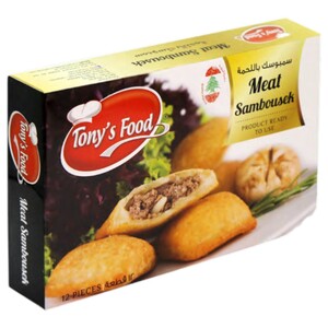 Tony's Food Frozen Meat Sambousek 12 Pieces 400G