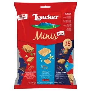 Loacker Minis Mix 15 Pieces 150G