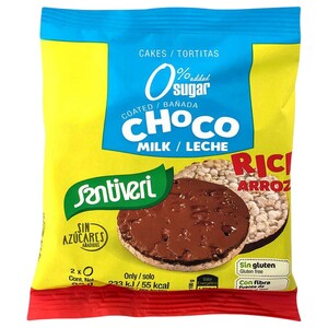Santiveri Rice Cake Coated Milk Chocolate 25G