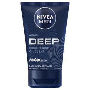 Nivea Men Face Wash Deep Face & Beard 100Ml