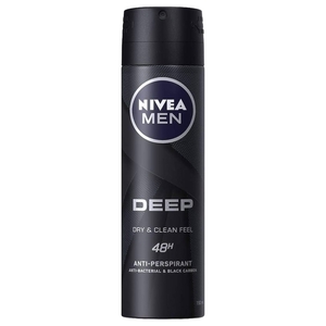 Nivea Deodorant Spray Deep Dry & Clean Feel 150Ml