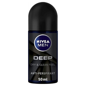 Nivea Men Roll On Deep Dry & Clean Feel 50Ml