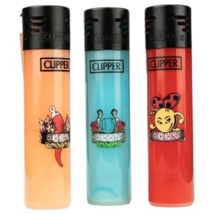Clipper Lighter Large Multi Color