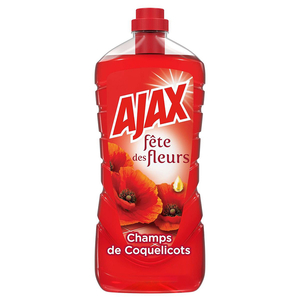 Ajax Floor Detergent Fête Des Fleurs Champs De Coquelicots 1.25L