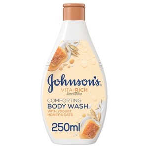Johnson's Vita Rich Smoothies Body Wash With Yogurt Honey & Oats 250Ml