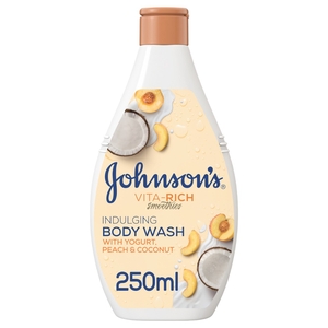 Johnson's Vita-Rich Body Wash With Yogurt, Peach & Coconut 250Ml