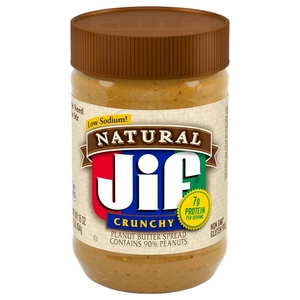 Jif Peanut Butter Natural Crunchy 454G