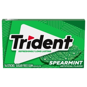 Trident Gum Spearmint 14 Pieces