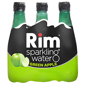 Rim Sparkling Water Green Apple 0.33L X6