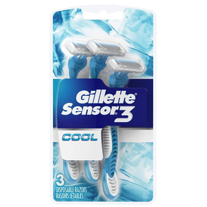 Gillette Sensor 3 Cool Disposable Razer 3 Pieces