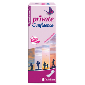 Private Pantyliners Confidence 18 Pieces