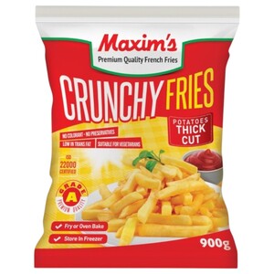 Maxim's Crunchy Fries Thick Cut 900G