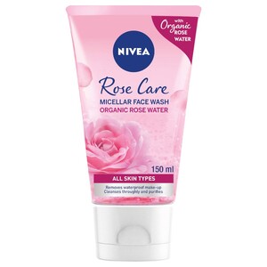 Nivea Micellar Face Wash Rose Care 150Ml