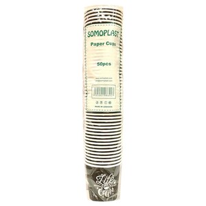 Somoplast Paper Cup 9Oz 50 Pieces