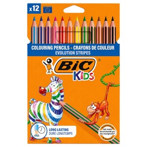 Bic Kids Evolution Stripes Cbw 12