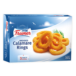Frumer Frozen Breaded Calamare Rings 250G