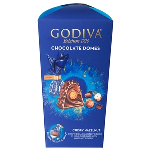 Godiva Box Chocolate Domes Crispy Hazelnut 150G