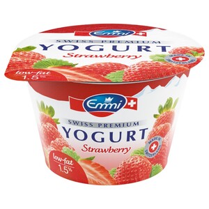 Emmi Swiss Premium Yogurt Strawberry Low Fat 100G