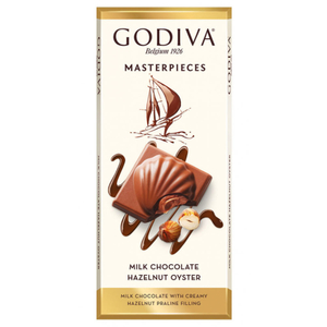 Godiva Tablet Milk Chocolate Hazelnut 83G