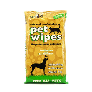 Avea Pet Wipes Brown 30 Sheets