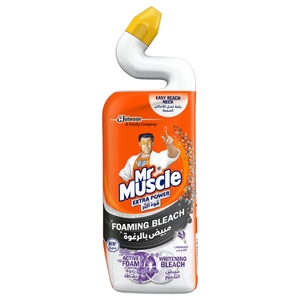 Mr Muscle Toilet Foaming Bleach Lavender 750Ml