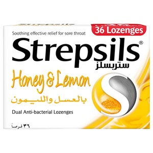 Strepsils Honey & Lemon 36 Lozenges