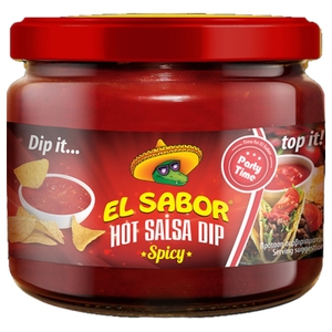 El Sabor Hot Salsa Dip 300G