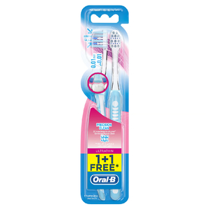 Oral-B Toothbrush Precision Clean Extra Soft 1+1