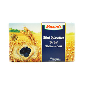 Maxim's Mini Toast Very Low Salt 120G