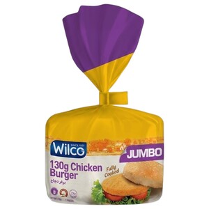 Wilco Frozen Chicken Burger Jumbo 130G