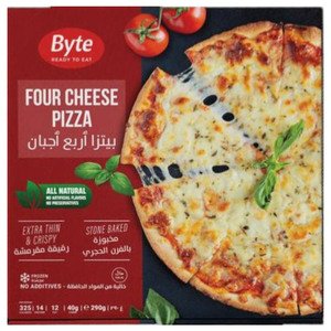 Byte Frozen Pizza Four Cheese 325G